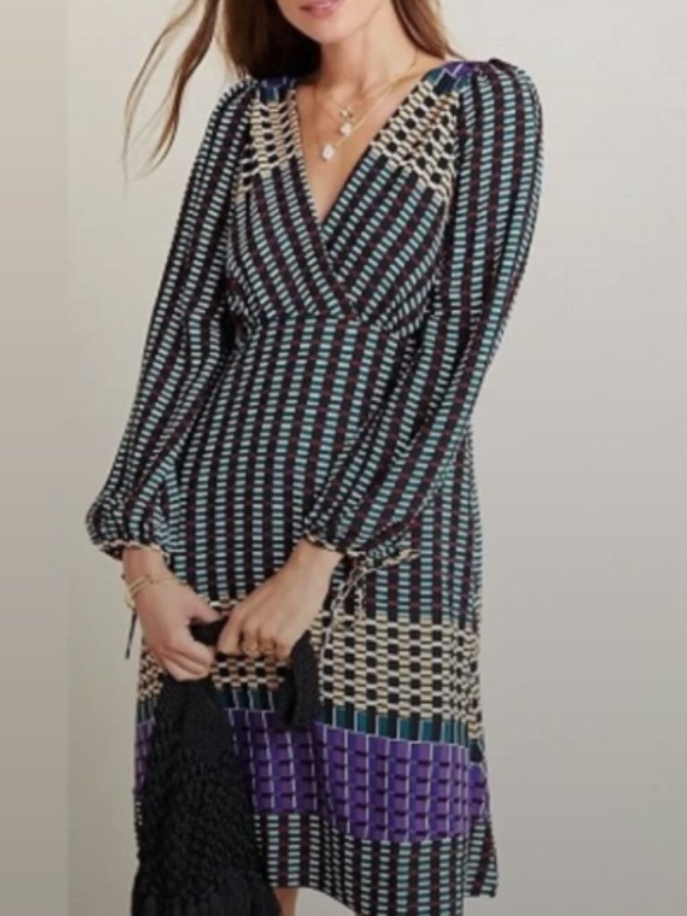 Maeve Anthropologie Geometric Print Dress Size 6